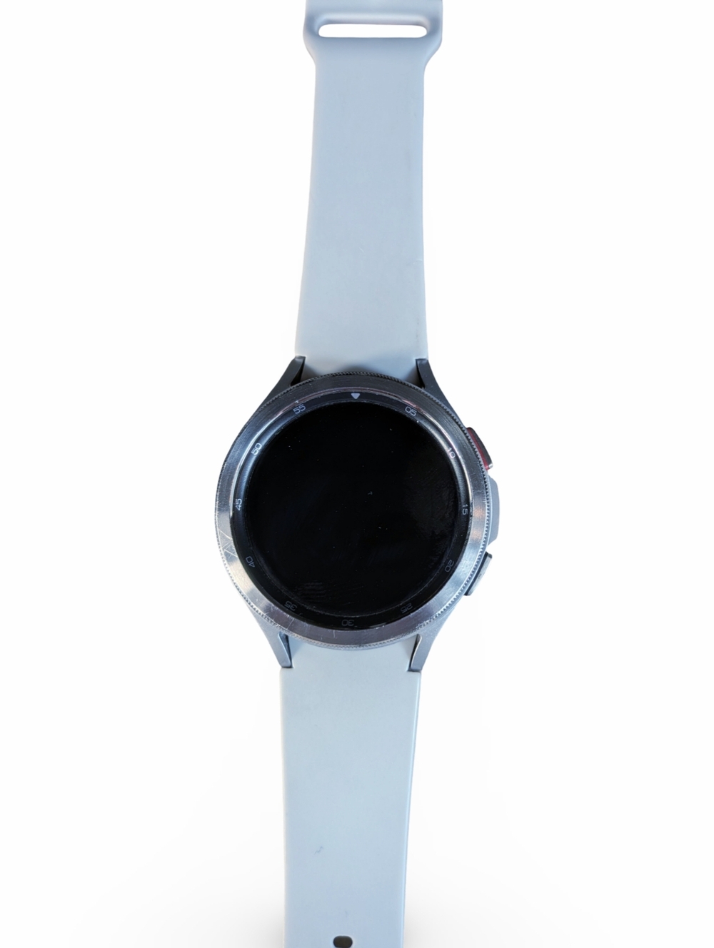 Samsung Galaxy Watch4 Classic P2MR 46mm Gray Strap Rotating Bezel Charger Incl - Picture 3 of 7